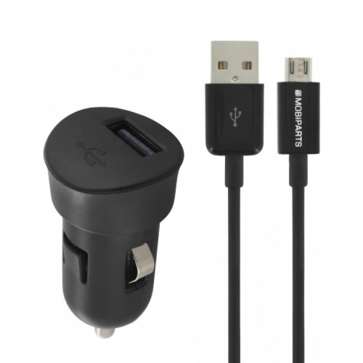 Mobiparts Premium USB Car Charger 1A incl. micro usb kabel