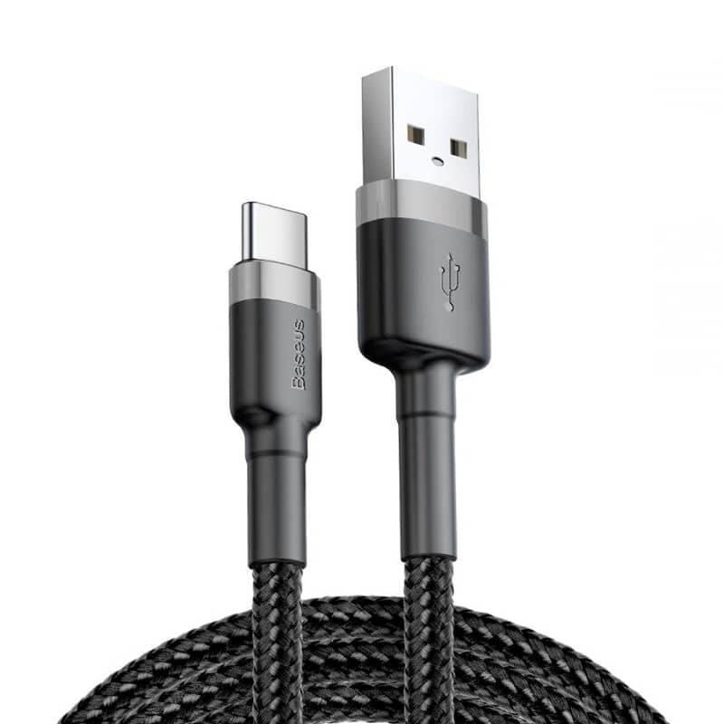 Baseus USB-C Nylon Gevlochten Kabel 0,5 Meter